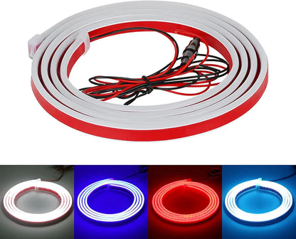 12V Hood Daytime Running Ambient Neon Strip Waterproof Scan