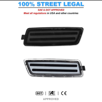 For Volkswagen MK5 Golf Gti Rabbit 2PCS Ijdm Bumper Front Side