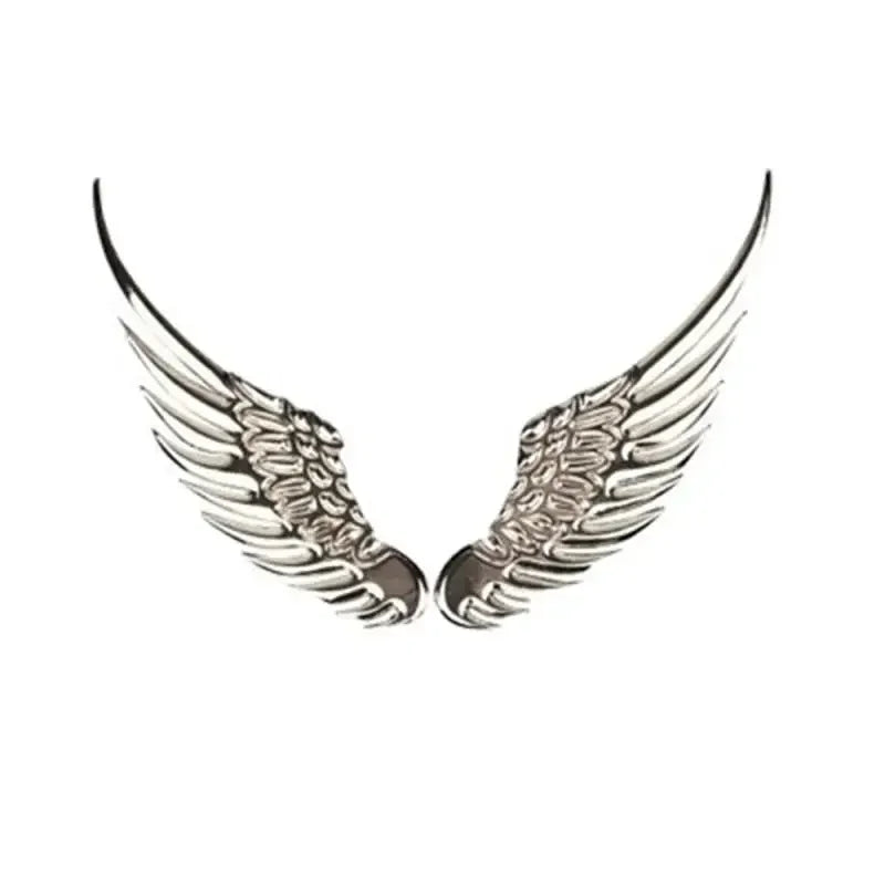 Sticker 3D Stereo Metal Angel Wing Moto Decals Emblem