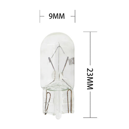 20PCS T5 1.2w 2W W3W T10 W5W Halogen Instrument