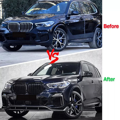 For 2019-2022 BMW X5 G05 M Front Bumper Sport Splitter Spoiler