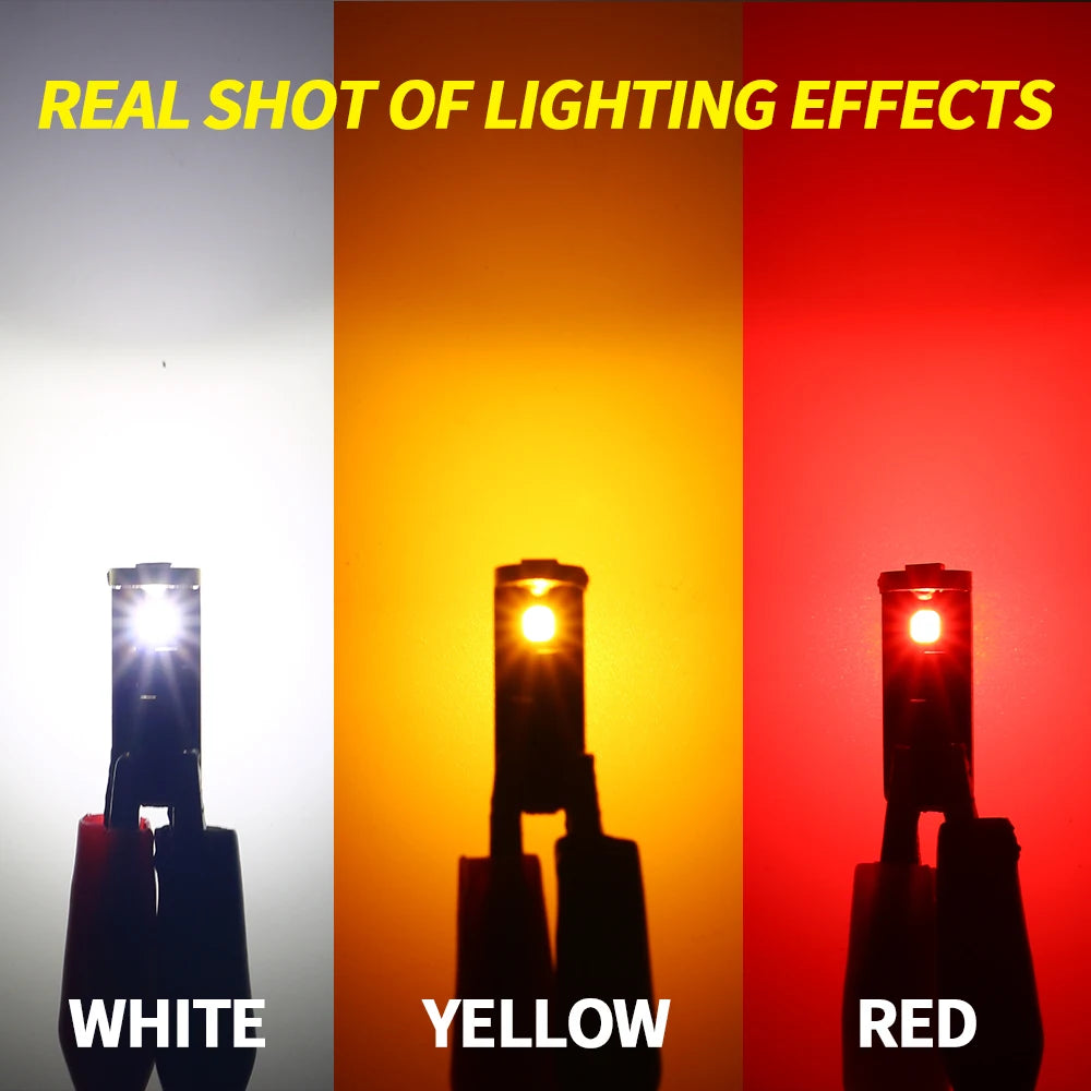 10X 194 T10 Bulbs 6000K White 168 W5W Bright