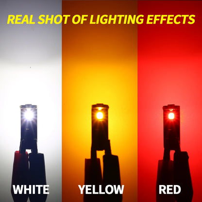 10X 194 T10 Bulbs 6000K White 168 W5W Bright