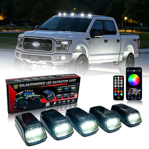 5PCS multi-mode Solar Cab Trucks RGB Marker Vibration Sensor