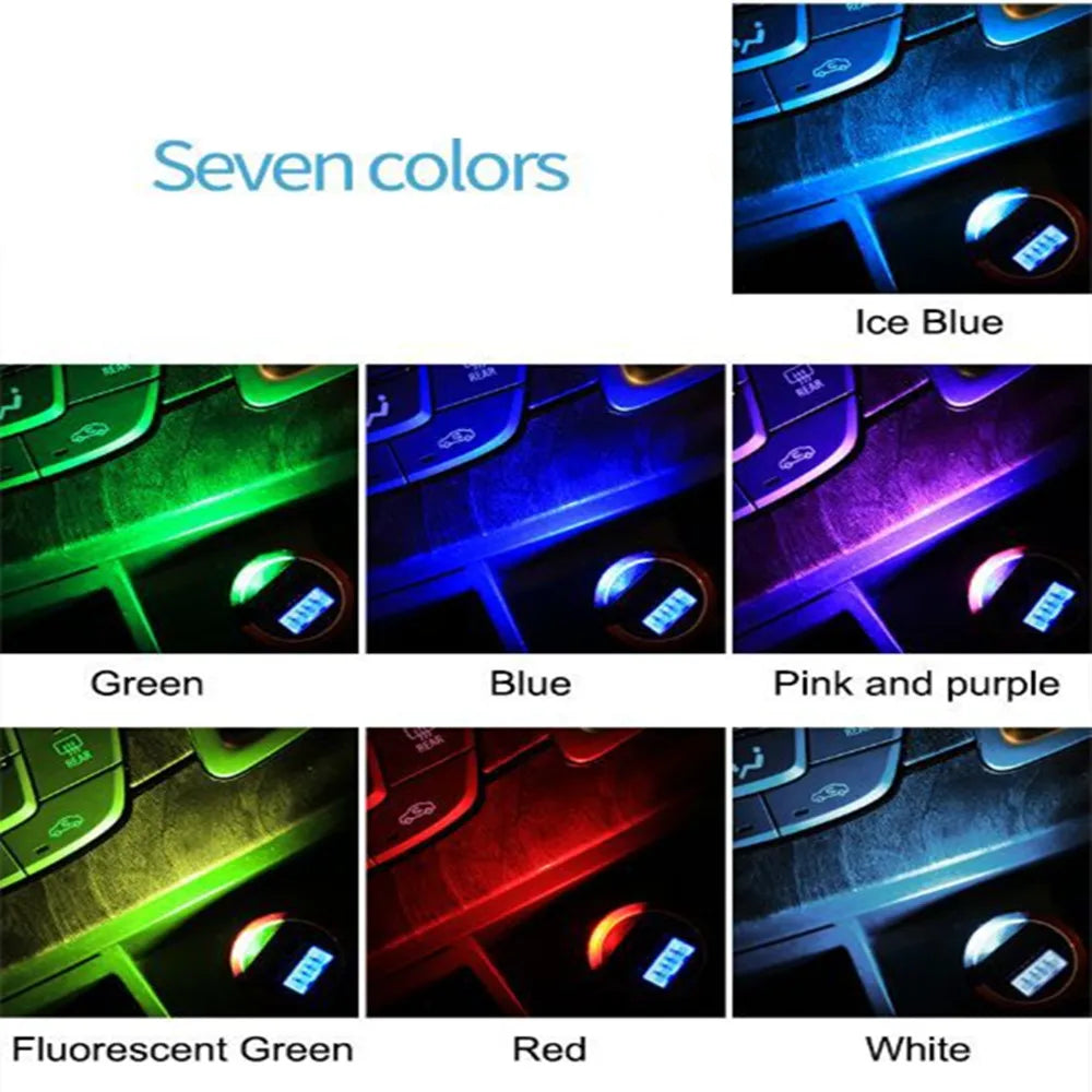 Colorful USB Interior Atmosphere Emergency Lighting MINI