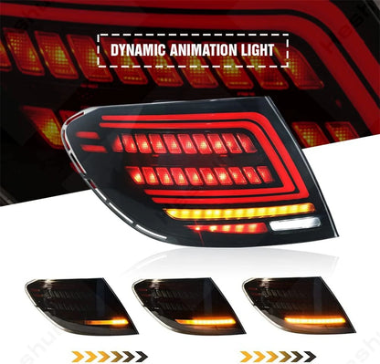 For 2007 - 2014 Mercedes W204 Pair Taillights C180 C200 C63 C250