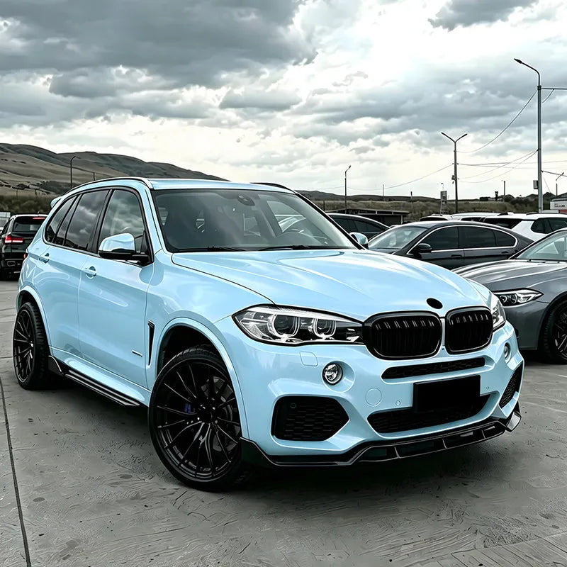 For BMW X5 F15 M Sport 2014-2018 Front Bumper Lip Chin Spoiler