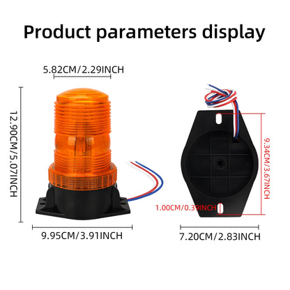 For Forklift 30LED Power Emergency Warning Flash Strobe Truck