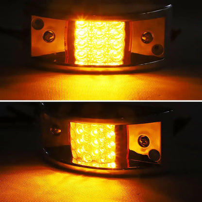 12LED Rectangular Truck Side Marker 12V 24V Turn Signal