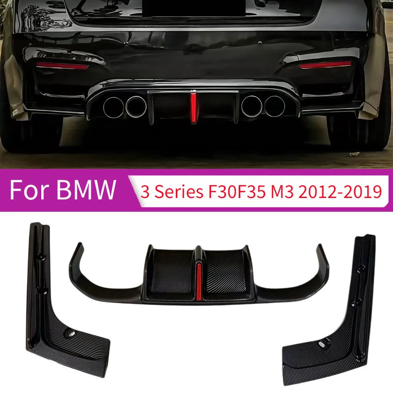 For BMW 3 Series F30 F35 2012-2019 Modified M3 Rear Bumper