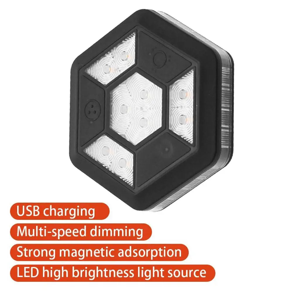Magnetic Warning Rotating Flashing Rechargeable Yellow Traffic