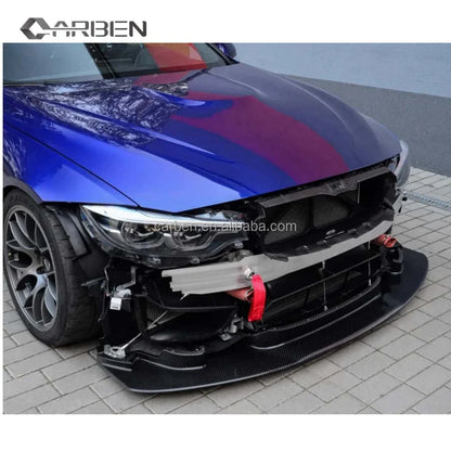 For BMW F80 M3 F82 M4 GT4 Carbon Fiber Front Bumper Splitter Lip
