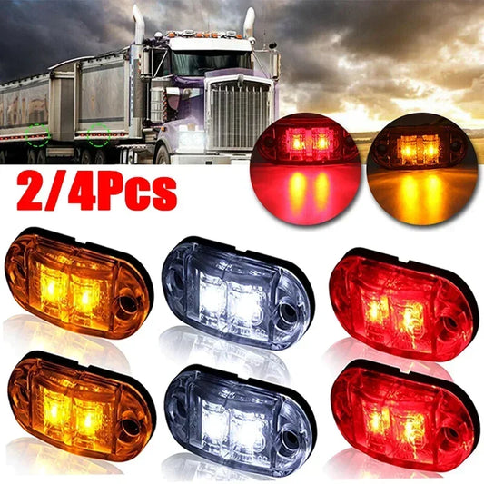 For Trailer 12 24V Durable Side Marker Trucks Cars Waterproof