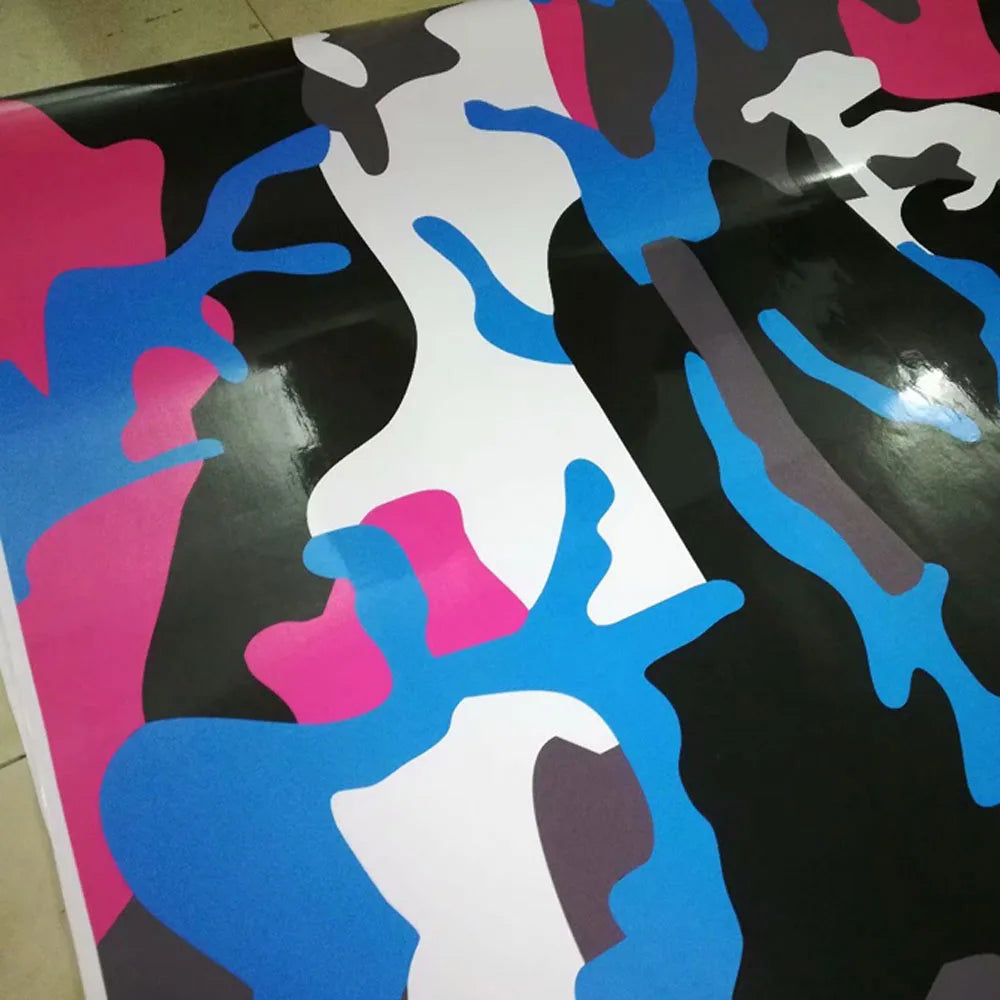 Sizes Digital Printing Vinyl Sticker Camo Graphics Self Adhesive