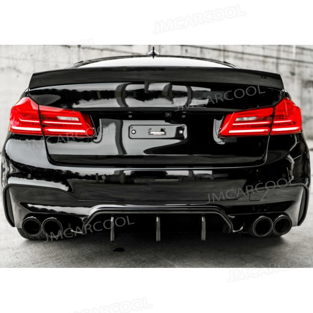 For BMW 5 Series F90 M5 2017-2019 Dry Carbon Fiber Rear Bumper