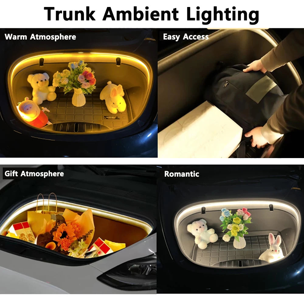 For Tesla Model Y Juniper Rear Front Trunk Waterproof Strip
