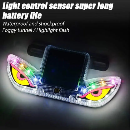 Solar Powered Motorcycle Eagle Eye Warning anti-collision Strobe