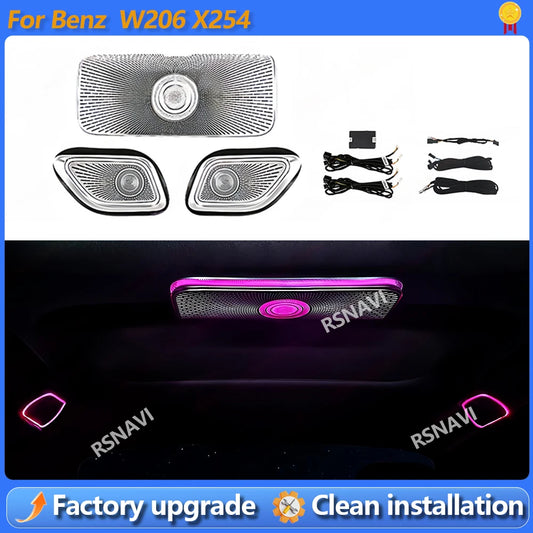For Mercedes Benz W206 C-class X254 Color Roof Speaker Ambient