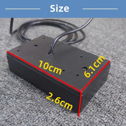 For Pickup 12V F1 Rear Brake Tail Bracket Strobe Flashing Stop