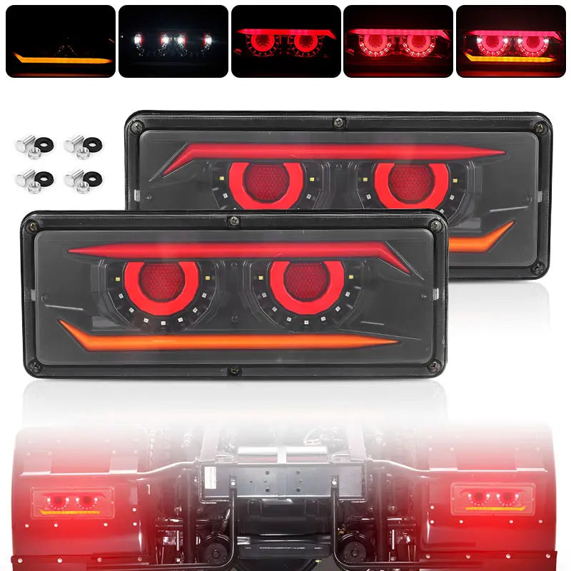 For Trailer Lorry In Tail Sequential Dynamic Turn Signal Reverse