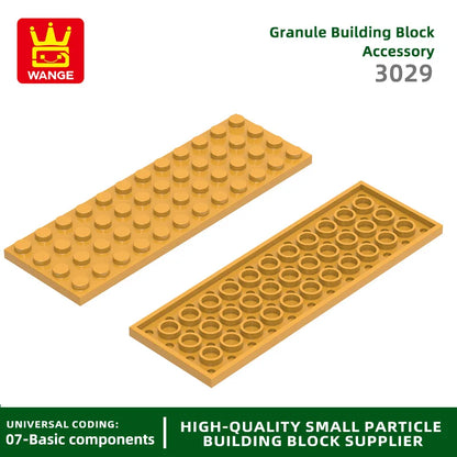 Wange 15PCS Lot 3029 4X12 Basic Board Building Blocks