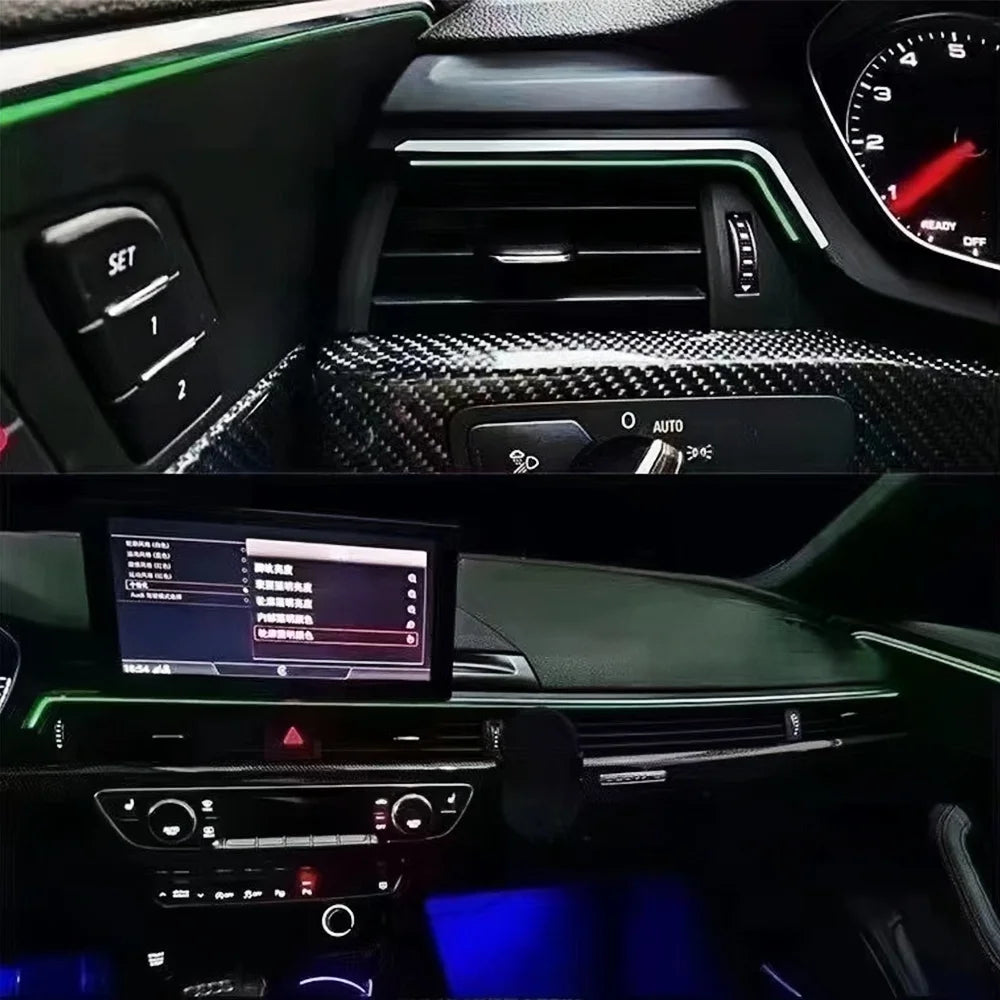 For Audi A4 A5 B9 RS4 Colours Dashboard Trim Ambient RS5