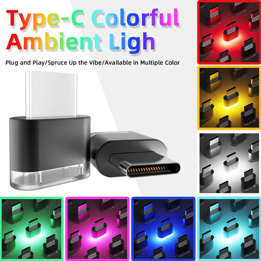 type-c Interior Ambient Atmosphere Signal Reading Decorations