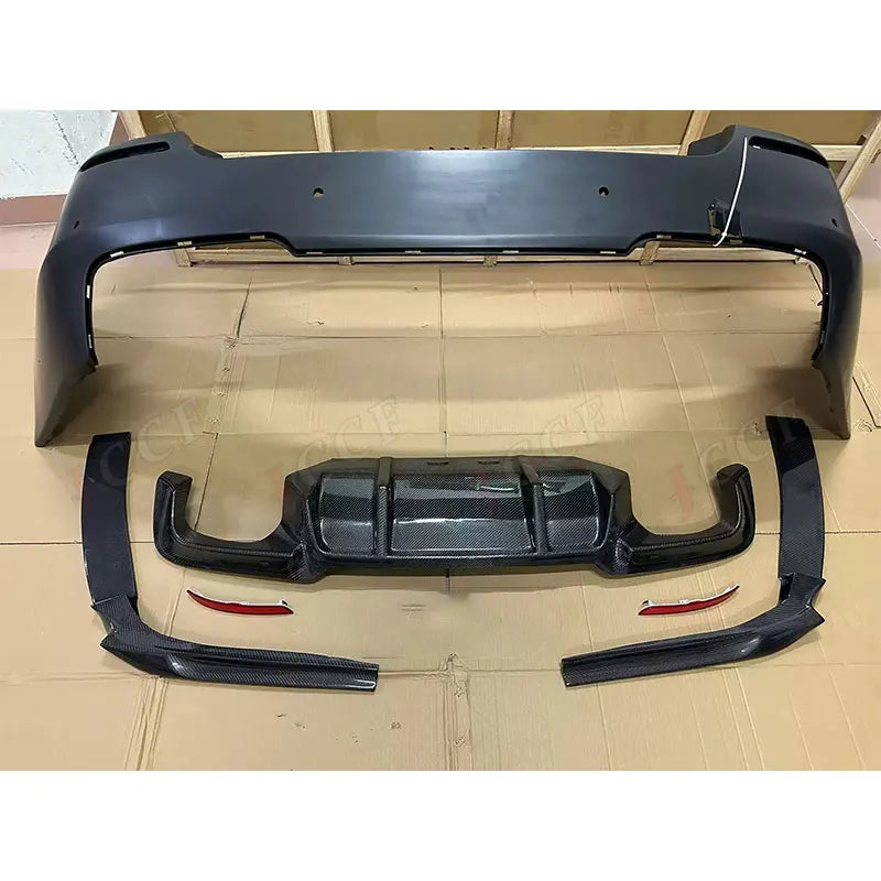 For BMW 5 Series M5 F10 Carbon Fiber Psm Rear Diffuser Bumper