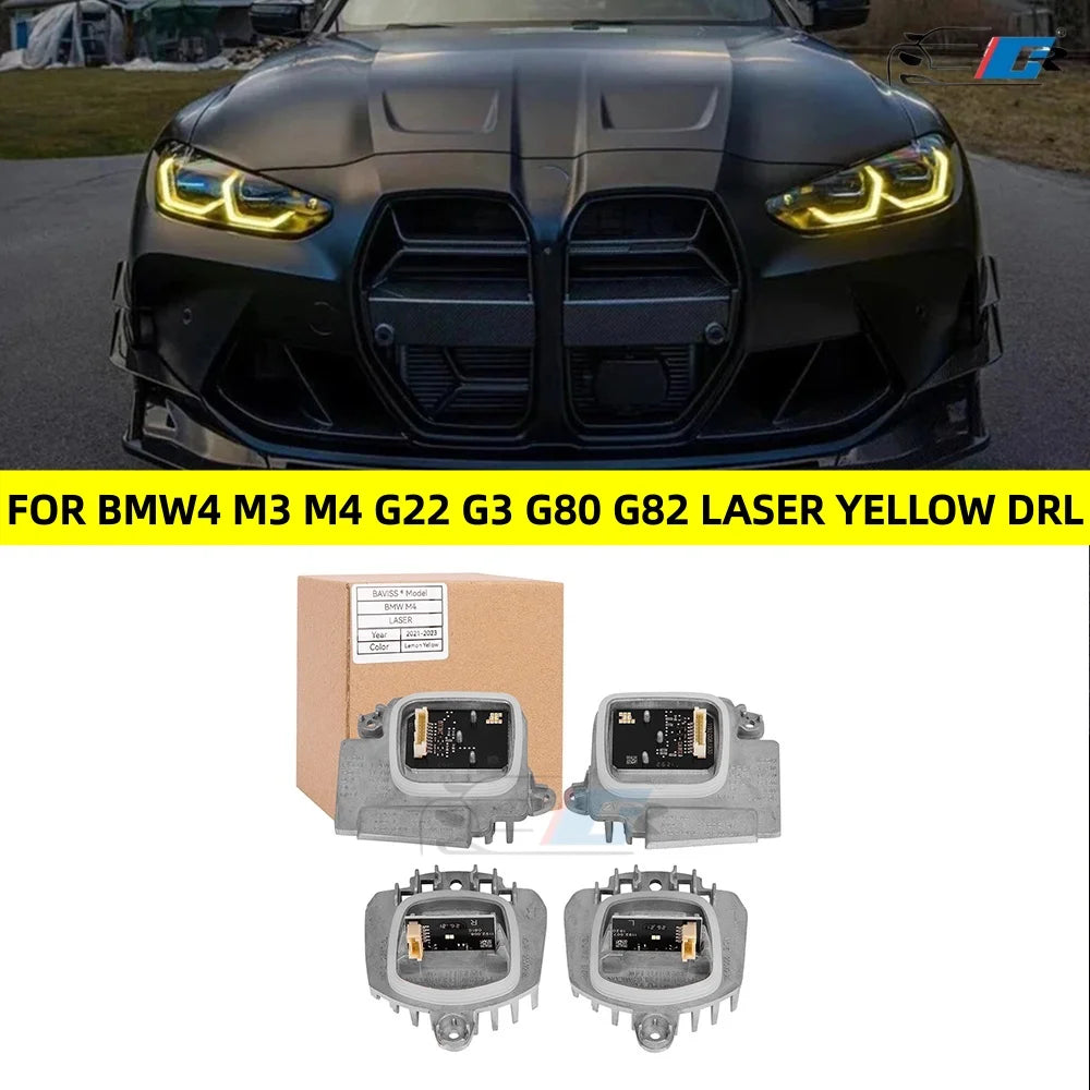 For BMW 4 Series G22 G23 Yellow Angel Eye Drl Boards G26 G80 G82