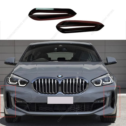 For BMW F40 Gloss Red Front Bumper Airvent Trim Foglamp Cover