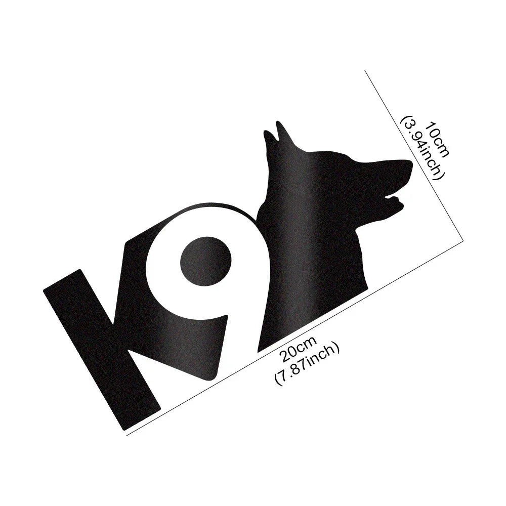 1PC Creative K9 Dog Sticker self-adhesive Vinyl Decal Truck