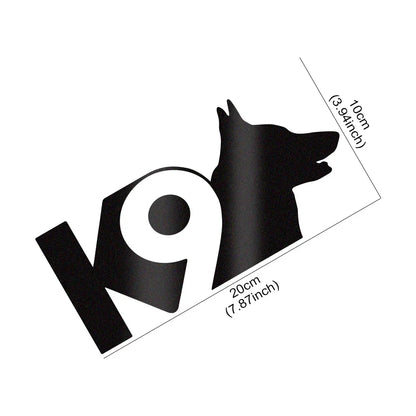 1PC Creative K9 Dog Sticker self-adhesive Vinyl Decal Truck