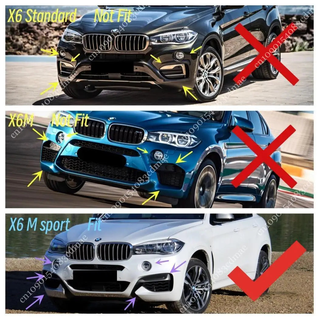 For BMW X6 F16 M50I M50D xdrive35i 50I 30D 40D m-sport 2014-2019