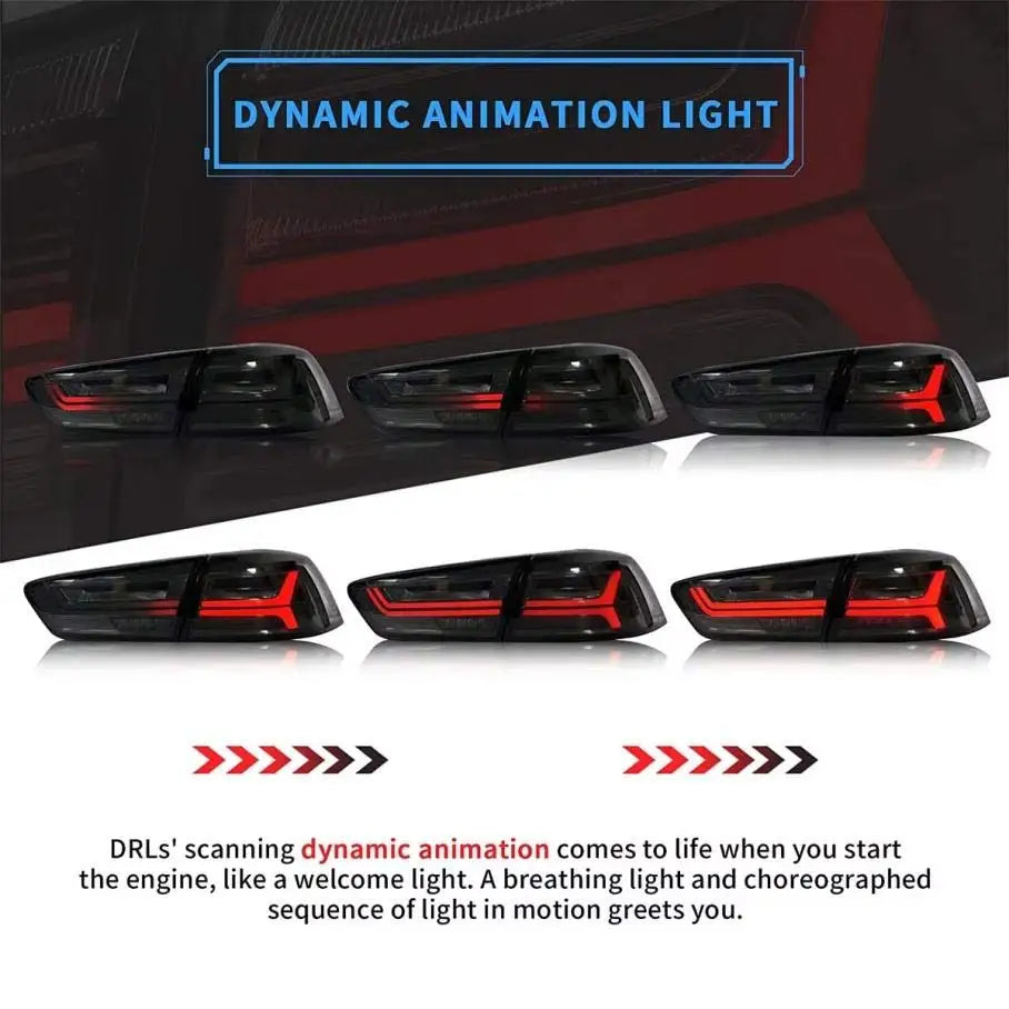 For Mitsubishi Lancer & Evo X Taillights 2008-2021 Dynamic