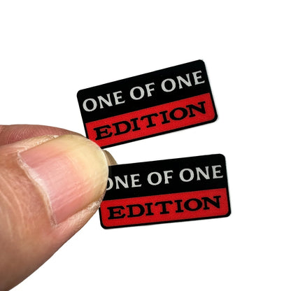 2PCS Set One Edition Sticker Waterproof Vinyl Decal Jdm