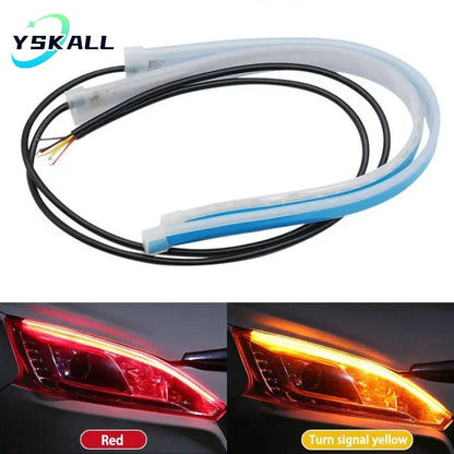1pair 12V Drl Daytime Running Flexible Waterproof Strip