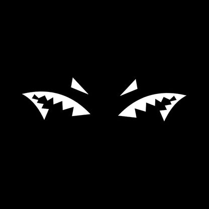 Antenna Shark Mouth Stickers Fashion Reflective Vinyl Decals Fin