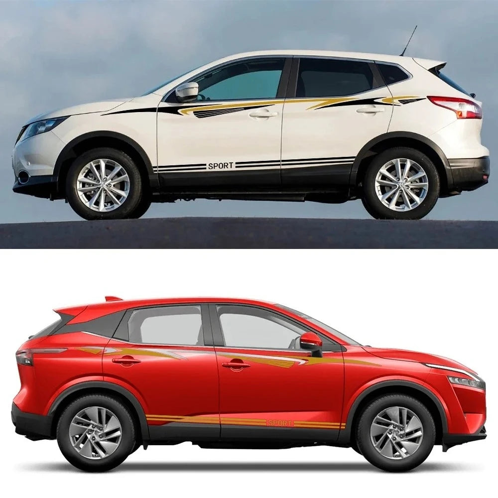 For Nissan Qashqai J10 J11 J12 Body Stickers Personalized 2013