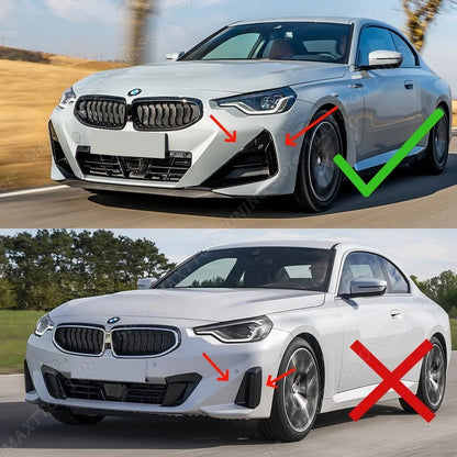 For BMW 2 Series G42 218I Front Bumper Intake Frame Canards