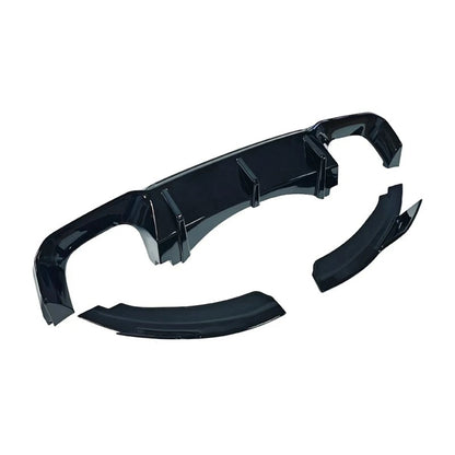For BMW X5M F85 X6M F86 Gloss Black Tail Rear Bumper Diffuser