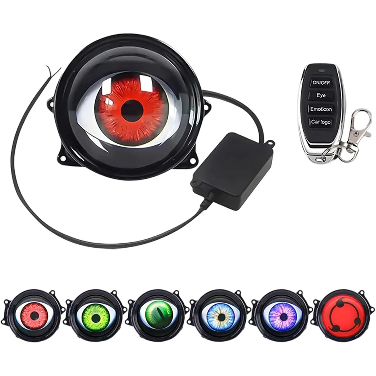 Dynamic Devil Eye Headlights Remote Control Modified Eagle 3D