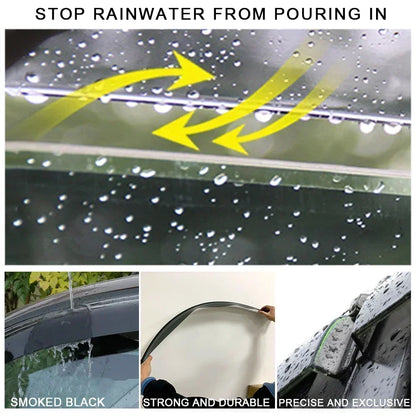 For BMW 5 Series E39 Sedan Window Visor 1997 1998 1999 2000 2001
