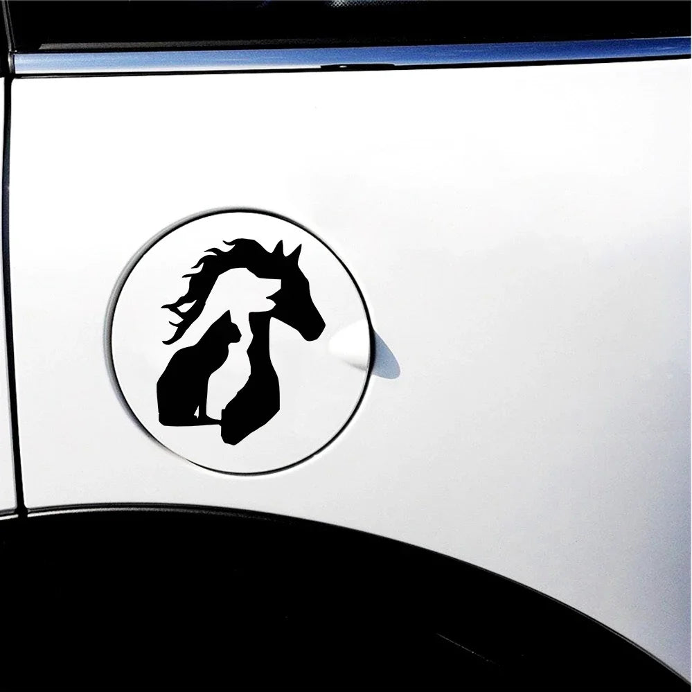 Horse Life Cow Boy Decals Pvc Sunscreen Waterproof Motorcycle