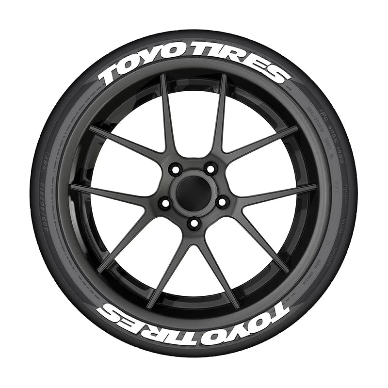 For 4 Wheels Letters Tire Sets Stickers Waterproof 3D Motorcycle