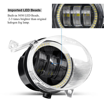 For Volkswagen VW Amarok 2010 2011 X 30W Fog Truck Angel Eye