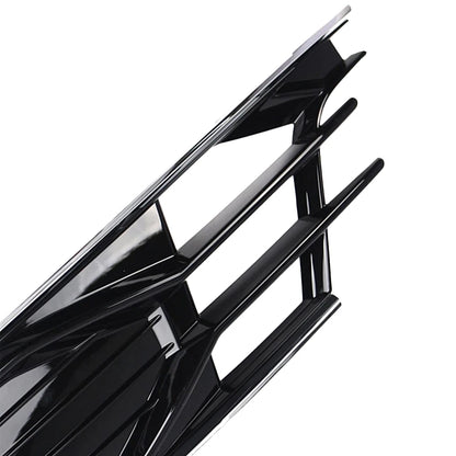 For Audi A6 C7 Sedan 2016 Front Bumper Fog Grilles Grille Cover