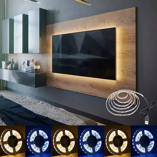 For Tv Backlight Bedroom Home Lighting 5V USB Strip smd2835
