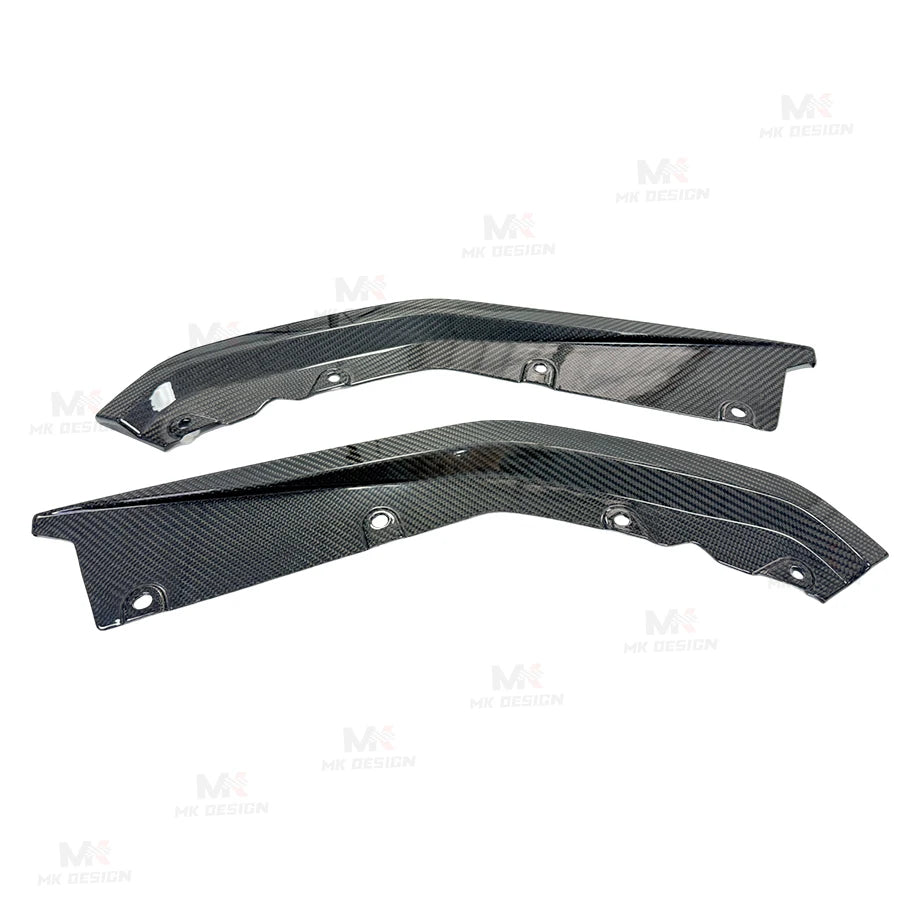 For BMW M4 G82 G83 G80 Carbon Fiber Rear Bumper Splitters Side