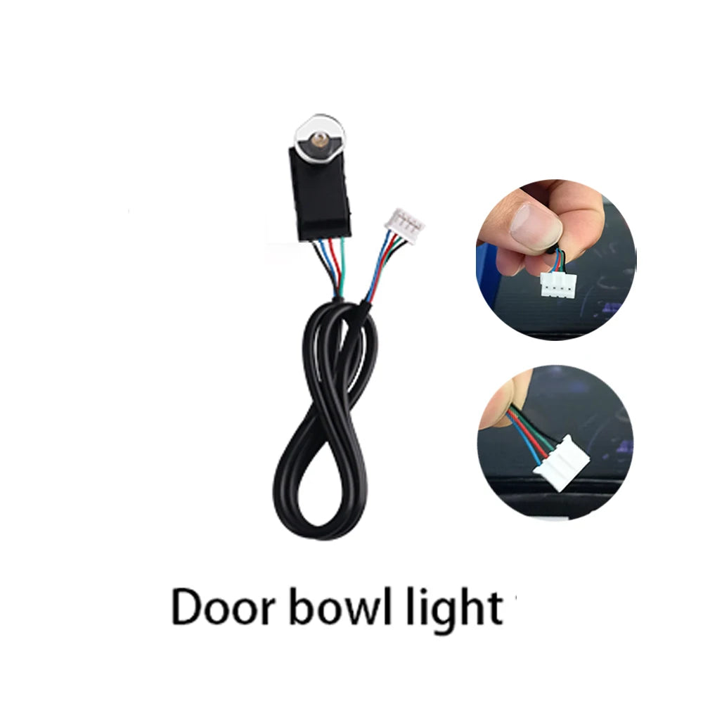 In RGB Colors Acrylic Strip Ambient Parts Replacement Wires