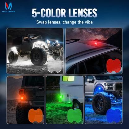 Mictuning C6 Rock 4POD 8POD Kit 1000LM Bright Multifunctional